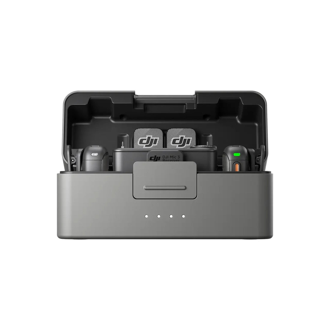DJI Mic 3 (2 TX + 1 RX + Charging Case) Wireless Microphone for Smartphone & Camera