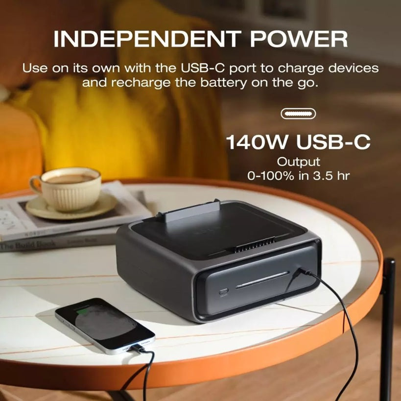 EcoFlow River 3 Max charging a smartphone via USB-C port