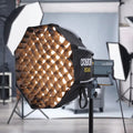 45cm 60cm 90cm studio softbox with honeycomb grid for controlled lighting in photography