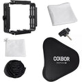 Studio lighting softbox for photographers with adjustable frame and soft diffusion fabric