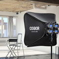 Colbor ModulFrame SE studio lighting softbox for photographers in a bright indoor studio setup