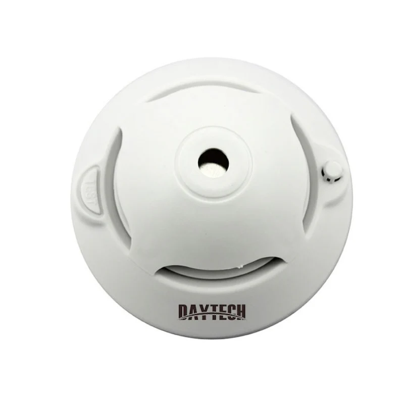 DAYTECH SM06TA smoke detector white circular home security alarm system device