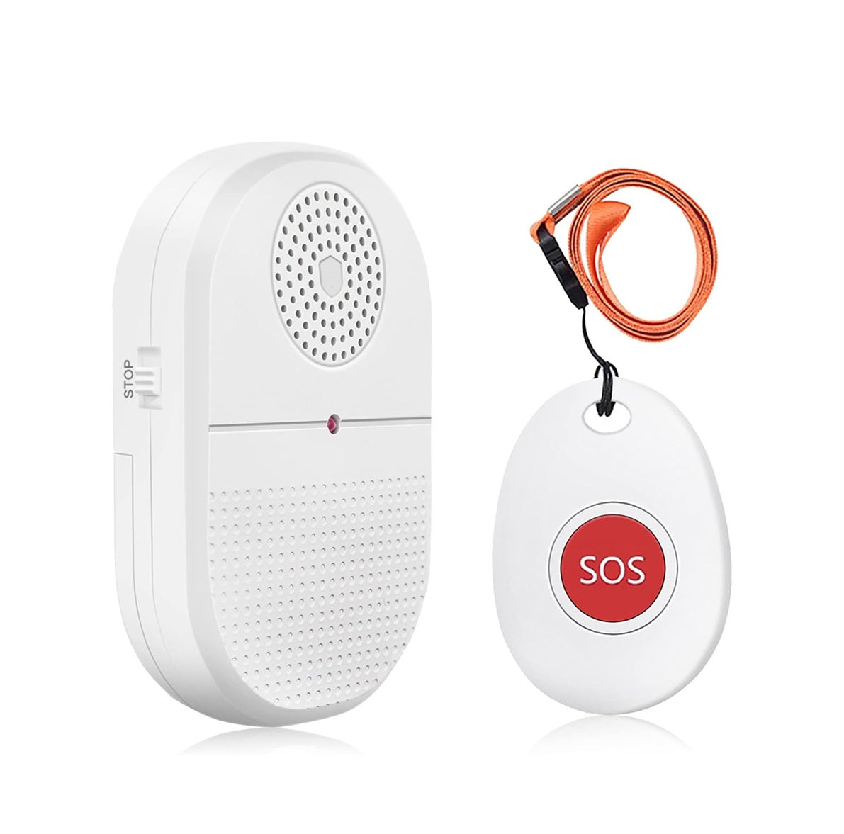 emergency buzzer with SOS button and receiver for wireless caregiver pager system