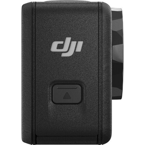 Side view of DJI Osmo Action 5 Pro camera Standard Combo showing black compact action camera design