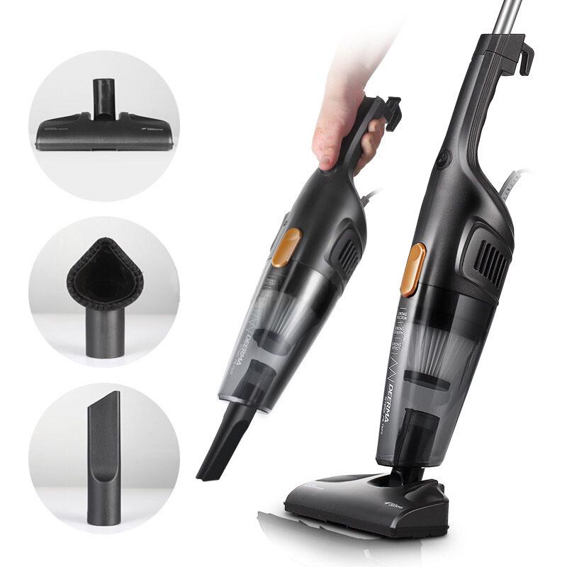 Deerma DX115C Household Vacuum Cleaner Mini Handheld Pushrod Cleaner Strong Suction Low Noise Vacuum Cleaner - VMI Drect