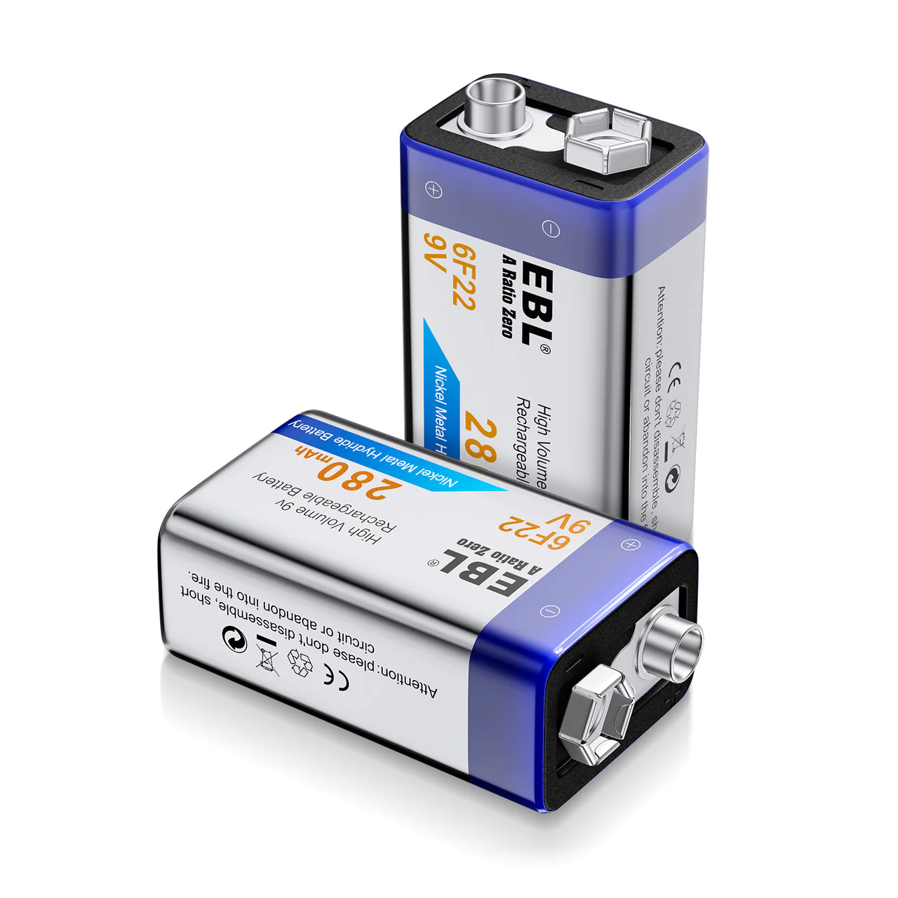 VMIDirect 9V 280mAh NIMH Rechargeable Battery Pack for Long-Lasting Power Solutions
