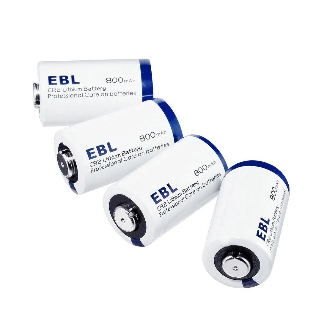 EBL CR2 3V Non-rechargeable battery pack of four lithium batteries 1600mAh capacity