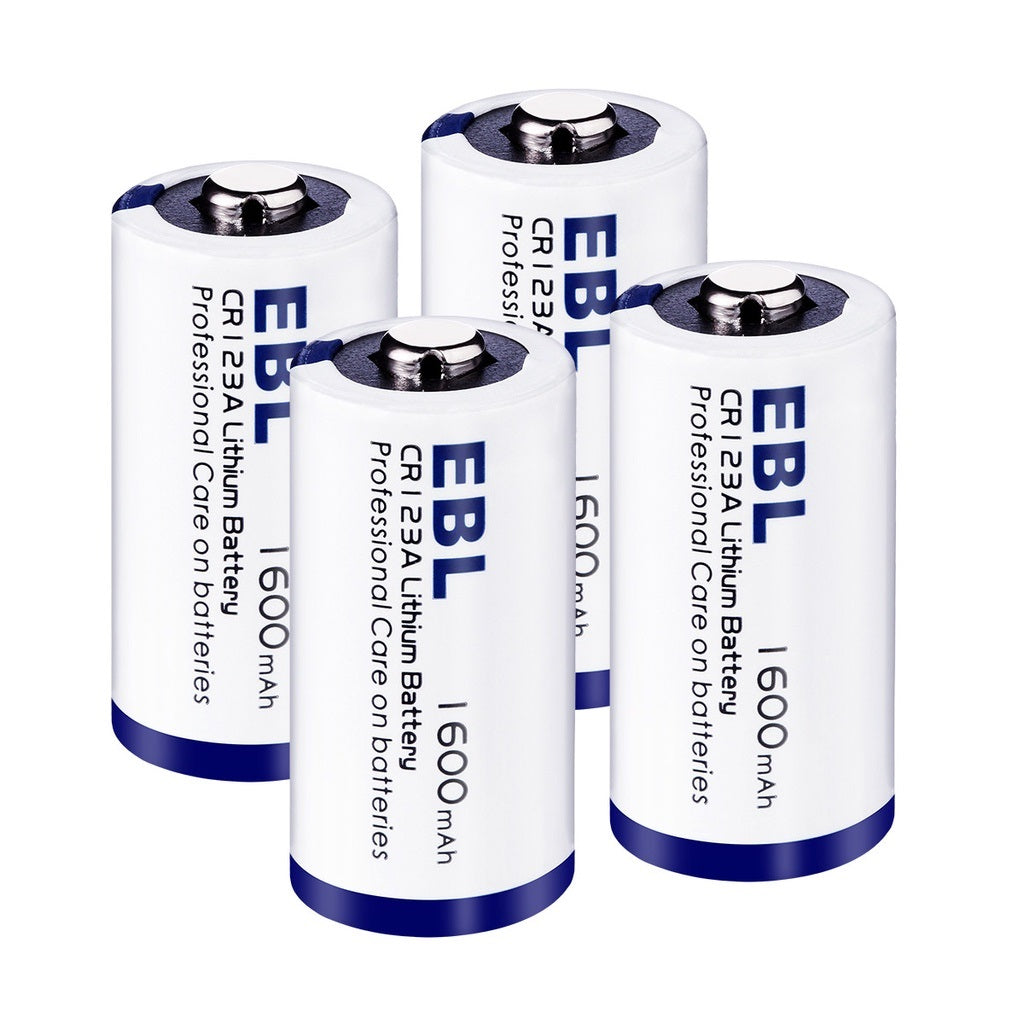 EBL CR2 3V Non-rechargeable battery pack of four lithium batteries 1600mAh capacity