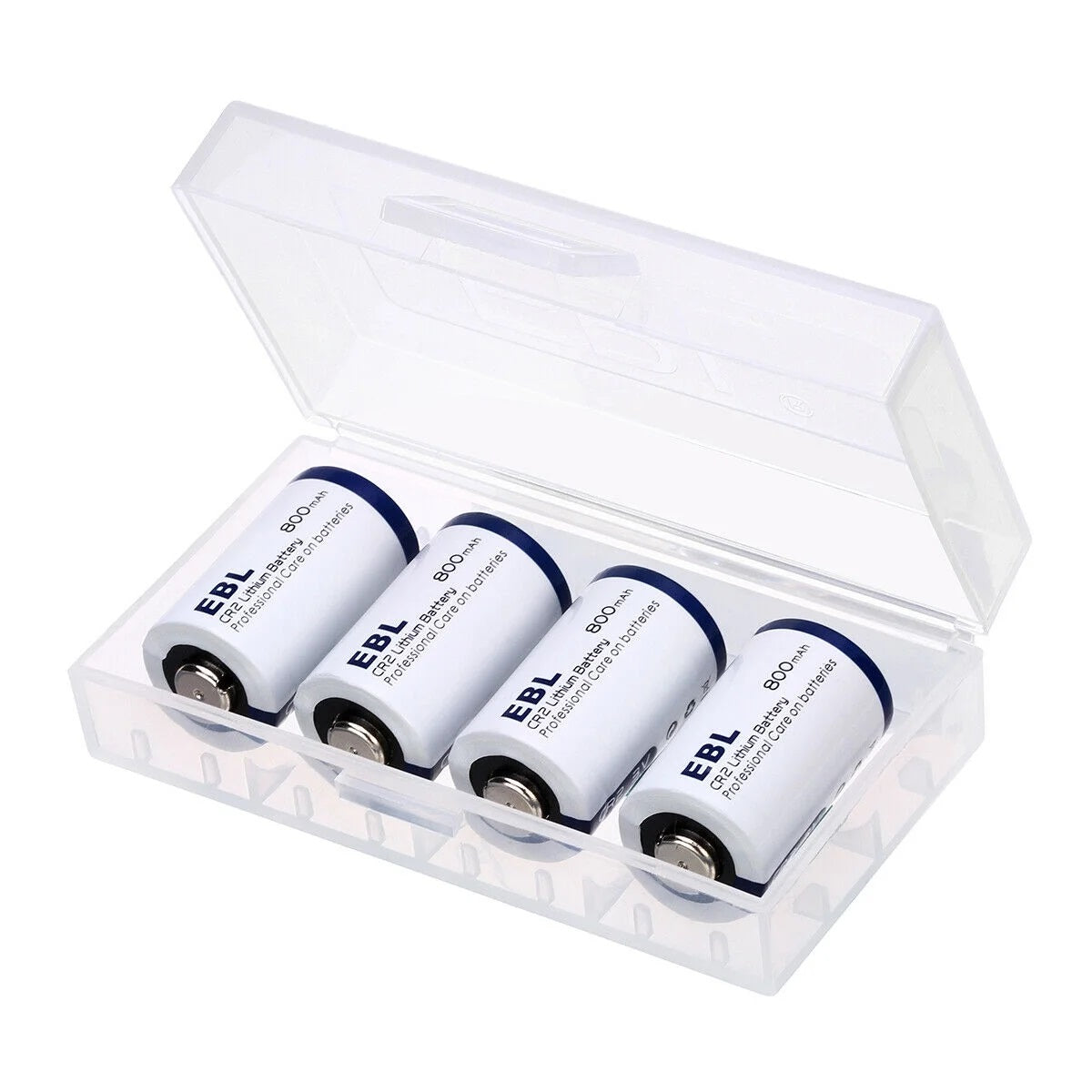 VMIDirect EBL CR2 3V Non-rechargeable battery 4-pack in transparent storage case