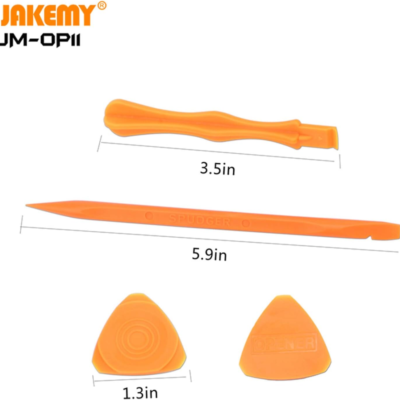 Professional phone repair tool kit featuring various tools in orange for efficient mobile phone repairs