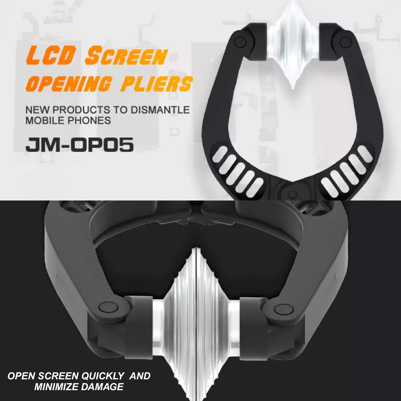 LCD Screen Opening Plier for smartphones designed to open screens quickly and minimize damage