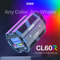 Synco COLBOR CL60R RGB video light with adjustable settings for vibrant color illumination