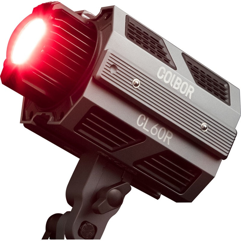 Synco COLBOR CL60R RGB video light with adjustable color settings for enhanced video production