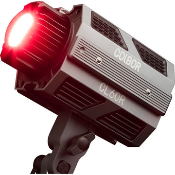 Synco COLBOR CL60R RGB video light with adjustable color settings for enhanced video production