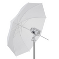 White umbrella for studio lighting with adjustable clamp for Synco COLBOR lighting accessories