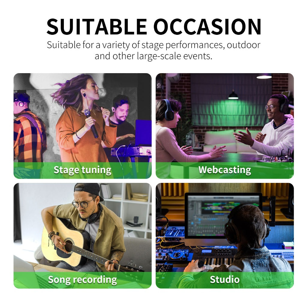 Bluetooth USB MP3 mixing console for stage tuning, webcasting, song recording and studio use