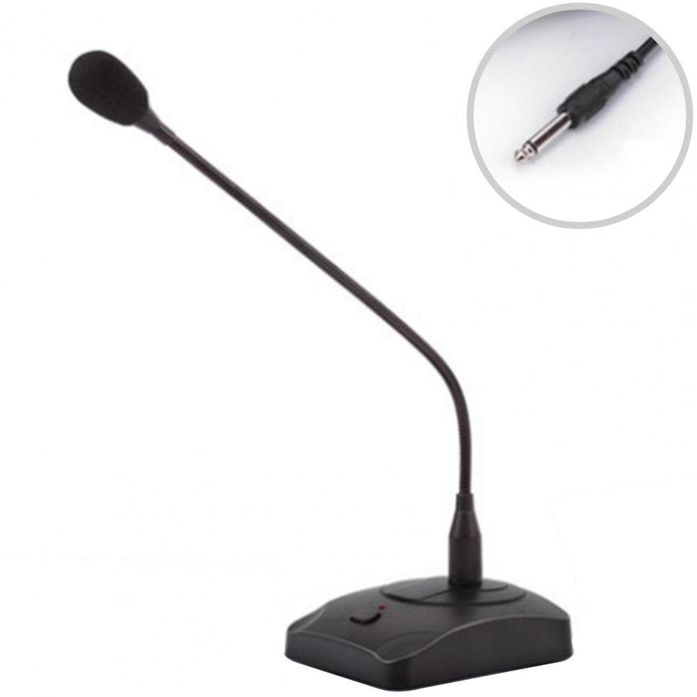 XTUGA XS200 desktop microphone with flexible gooseneck and detachable cable for clear audio capture