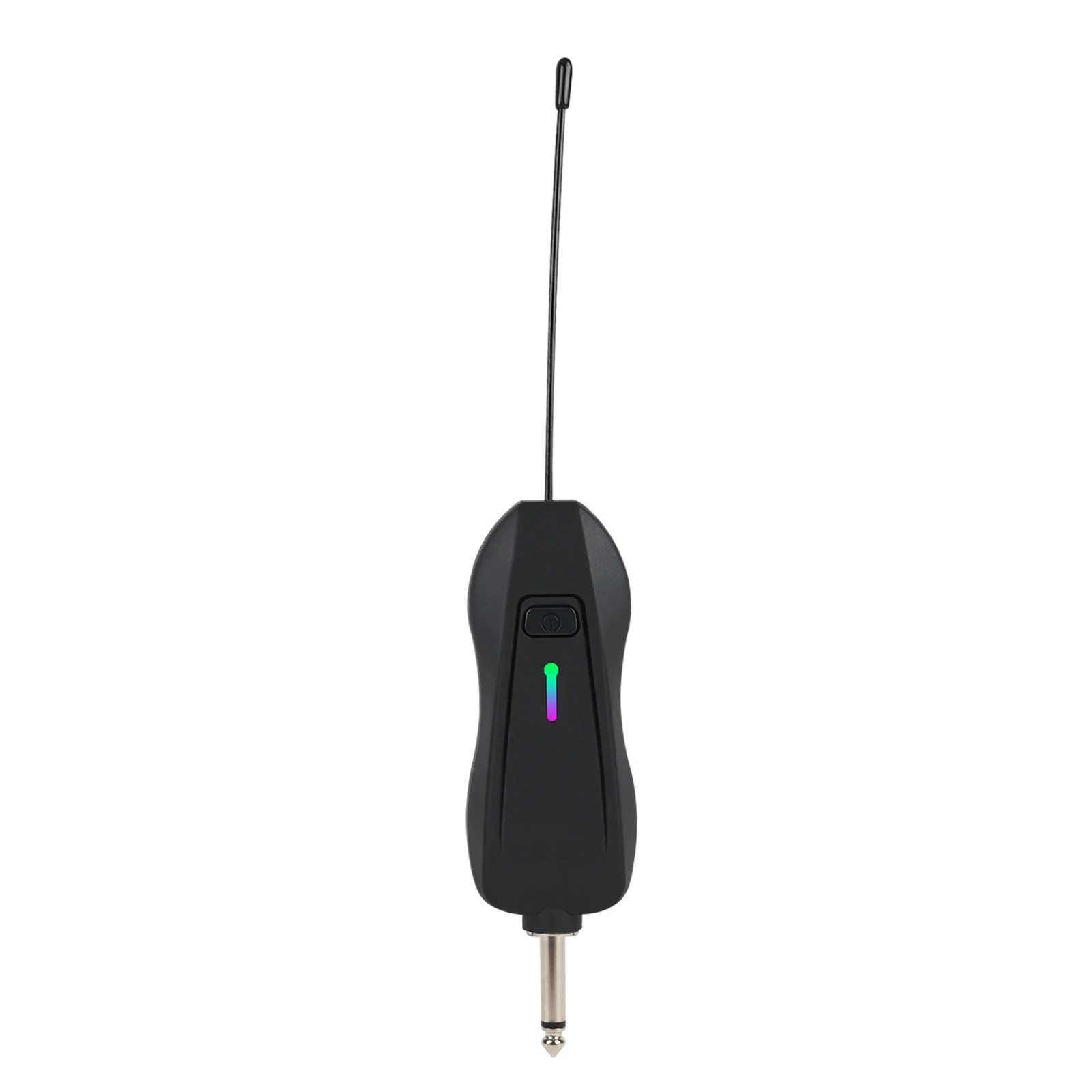XTUGA UH01 metal microphone wireless black transmitter with quarter inch plug and long antenna
