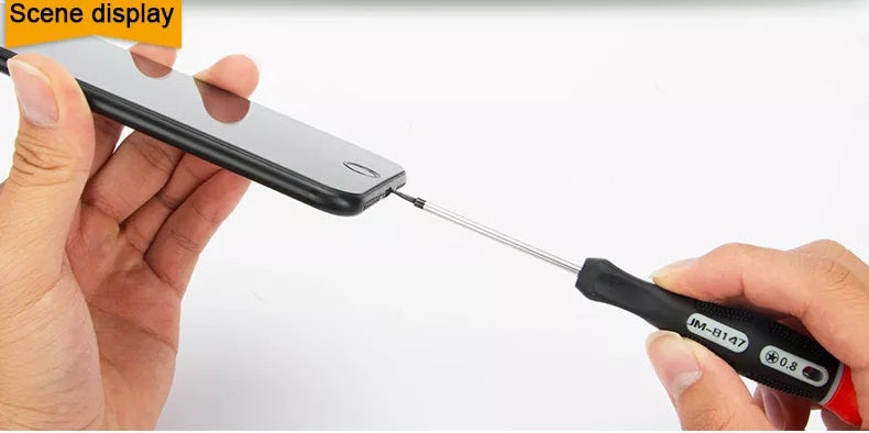 Anti-Slip Professional Screwdriver being used to open a smartphone for repairs