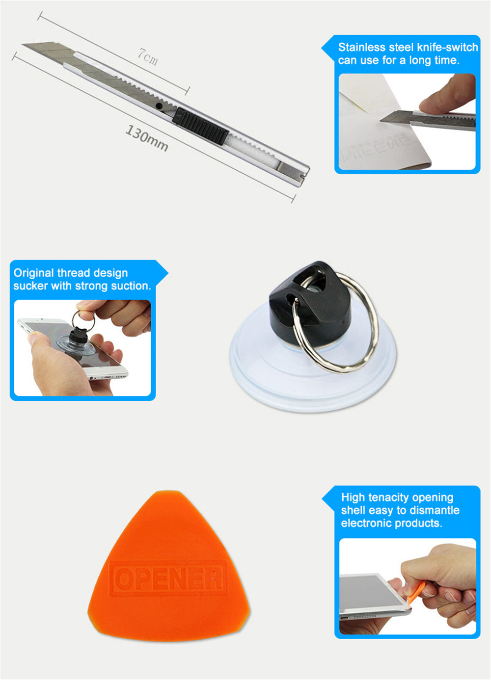 JAKEMY JM-8146 toolkit featuring precision tools for easy electronic product assembly and disassembly