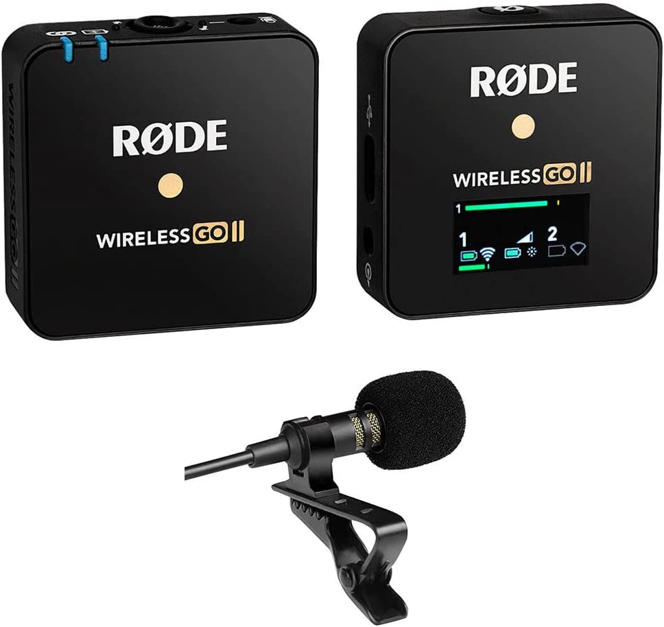 Rode Wireless GO II Wireless Microphone System for Video with compact design and easy-to-use interface