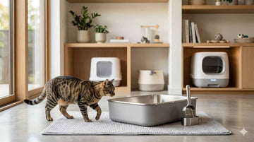 Best cat litter box guide showing traditional and automatic litter boxes for cats