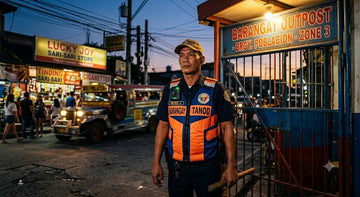 SJCAM A10 body camera legal to wear in the Philippines clipped to a uniform