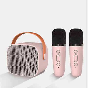 P2 mini Bluetooth karaoke speaker with wireless microphone