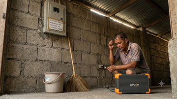 Pecron EP3800-48V expansion battery adding 3840Wh of LiFePO4 capacity to a Pecron portable power station