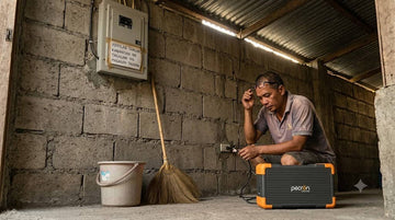 Pecron EP3800-48V expansion battery adding 3840Wh of LiFePO4 capacity to a Pecron portable power station