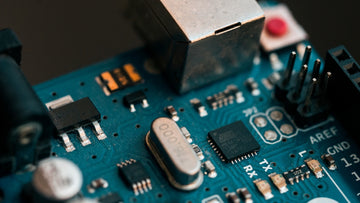 blue circuit board