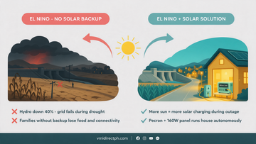 El Niño drought impact on Philippine hydropower and brownouts