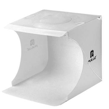PULUZ LED photo box for product photography, open front view