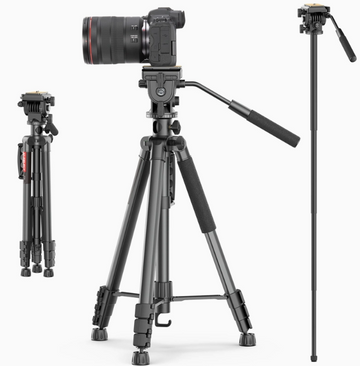 VT-02 Multifunctional Universal Tripod Monopod for Camera