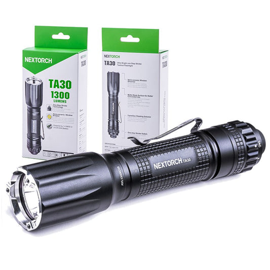 NEXTORCH TA30/Max TA30C/TA30C MAX LED Flashlight Waterproof IPX8 TypeC Rechargeable Outdoor Camping Hiking Underwater Torch Lamp Super Bright Long Range Light up TO 2100 Lumens 5 Stage Dimming Zoomable Flashlight Searchlight Tactical LED Torch VMI