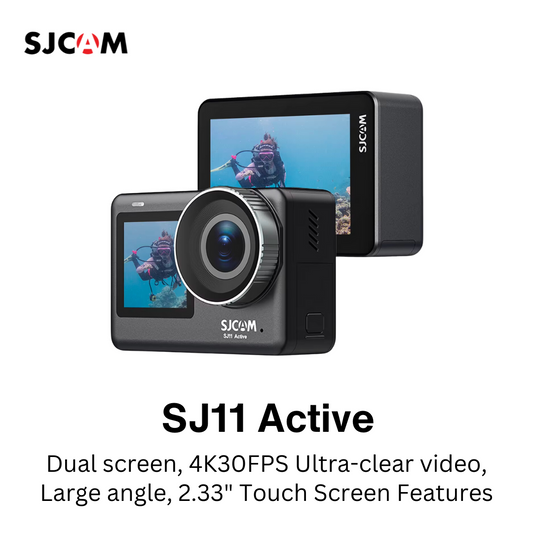 SJCAM  SJ11 Active Action Camera Dual screen - VMI Direct