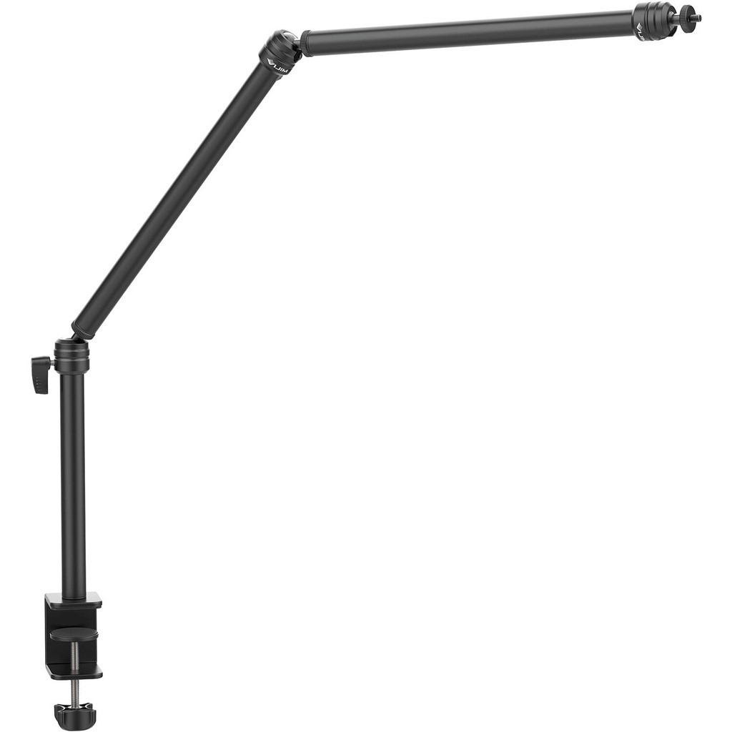 LS08 Professional Desktop Live Streaming Stand 3-Section Flexible Extendable Arm Aluminum Alloy