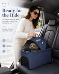 Bello SP02F2K 2in1 Detachable Lightweight Foldable Portable Pet Stroller Dog Cat Cart for Travel VMI