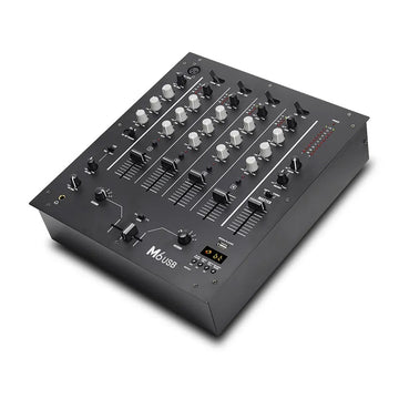 XTUGA M6 USB DJ mixer series usb mini echo amplifier digital professional 6 channel mixer console sound dj controller audio mixer