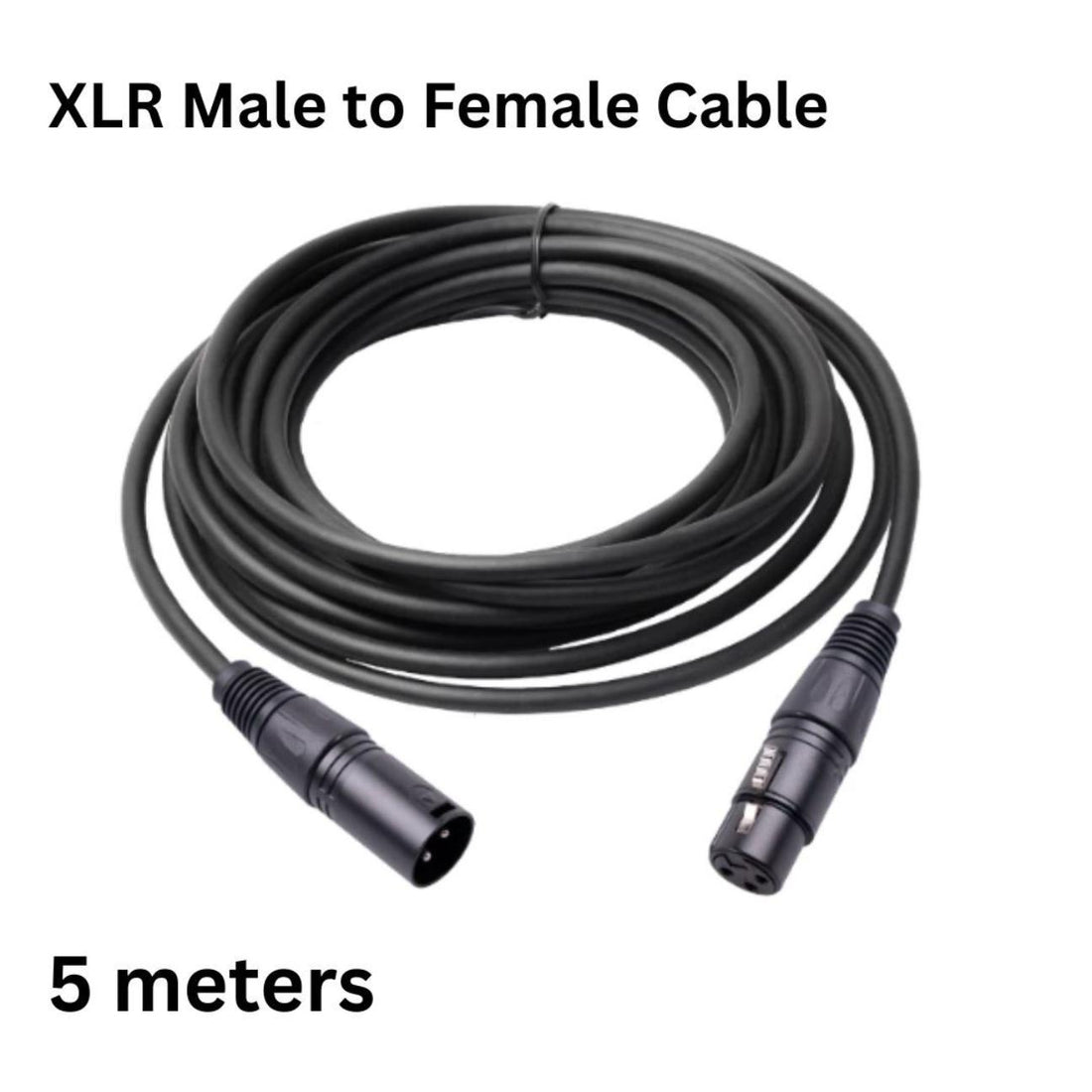 Xtuga 3 5 10 15 Meters XLR Cable Male to Female Microphone Extension Cable Durable Mic Extension Cord for Studio, Stage, Audio Mixer, PA System, and Recording Equipment for Broadcasting Streaming Studio Monitors Outboard Gear