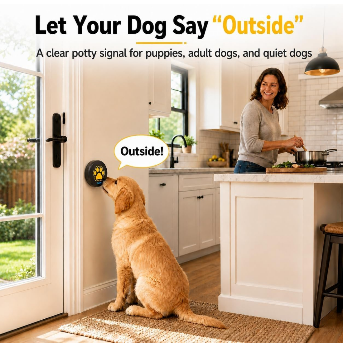 Daytech PB10 Wireless Smart Dog Training Doorbell