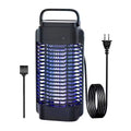 18W waterproof bug zapper with electric grid and cleaning brush for insect control