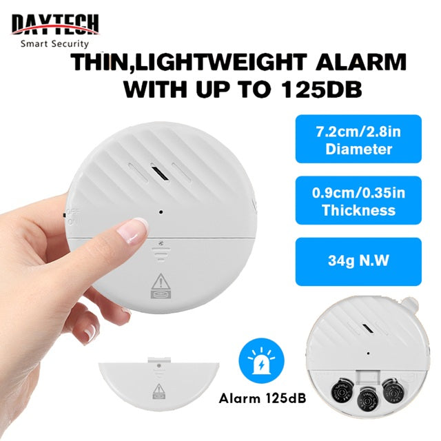 Daytech VA06 Wireless Vibration Detector Glass Break Alarm