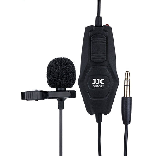 JJC SGM-38II Lavalier Microphone Omnidirectional Lapel 7 Meters Length Lightweight Lavalier Mic VMI