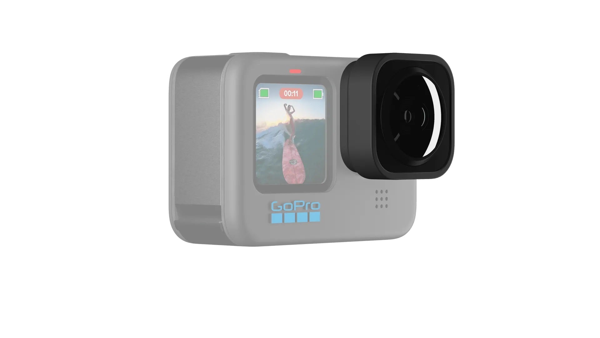 GoPro Max Lens Mod and 2.0 for Hero 11 and Hero 12 Hydrophobic Lens 5 Meters Waterproof 4K60 Anti Shake 4X Slo-Motion Ultra Wide Angle Capture 1080p120 Footage Scratch Resistant  Protective Cap Lens Adaptor Easy Installation and Removal - VMI Direct