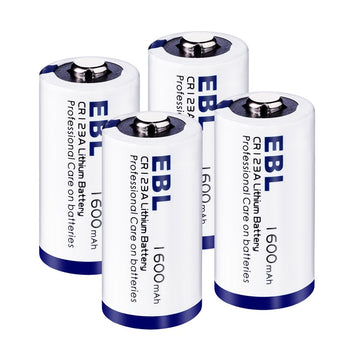 EBL CR123A CR2 1600mAh & 800mAh 3V Volt Lithium Battery 800mAh Long Lasting Batteries Flashlight Etc