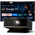 Wanbo X7 Pro Max Home Cinema Outdoor Projector Up to 300″ Display 1500 ANSI Lumens Native 1080P Google TV 14 MEMC Dolby Audio MT9660 + 2GB RAM + 32GB Storage ASA 3.0 Auto Setup Adjustable Stand Triple-Channel Cooling