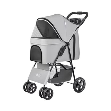 BELLO SP02 Lightweight Foldable Pet Stroller for Dogs And Cats Portable Travel Pushcart Outdoors VMI