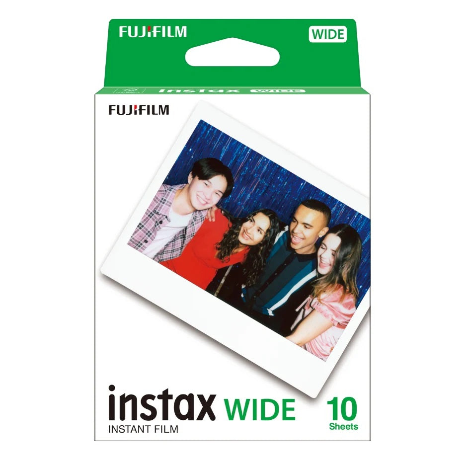 Fujifilm Instax Wide Film Glossy 10s Plain Film for Instax Wide 300 Instax 210 Instax 200 VMI Direct