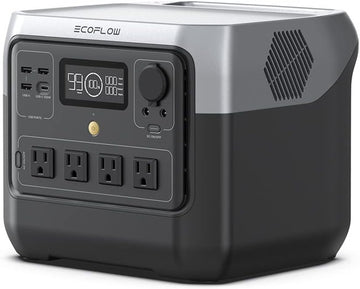 ECOFLOW Portable Power Station RIVER 2 Pro, 768Wh LiFePO4 Battery, 70 Min Fast Charging, 4X800W X-Boost 1600W AC Outlets, Solar Generator for Outdoor Camping and Home Use VMI Direct